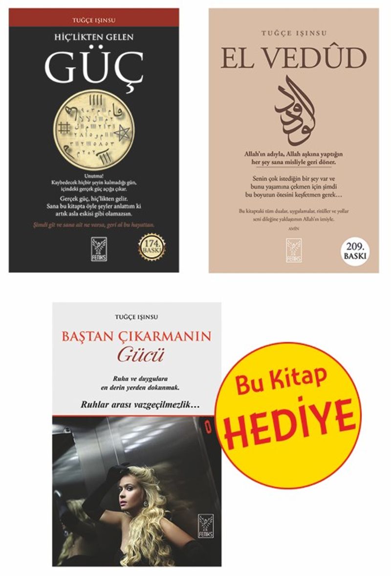 Hiç'likten Gelen Güç - El Vedûd (2 Kitap) (Baştan Çıkarmanın Gücü-Hediye) kitap kapağı