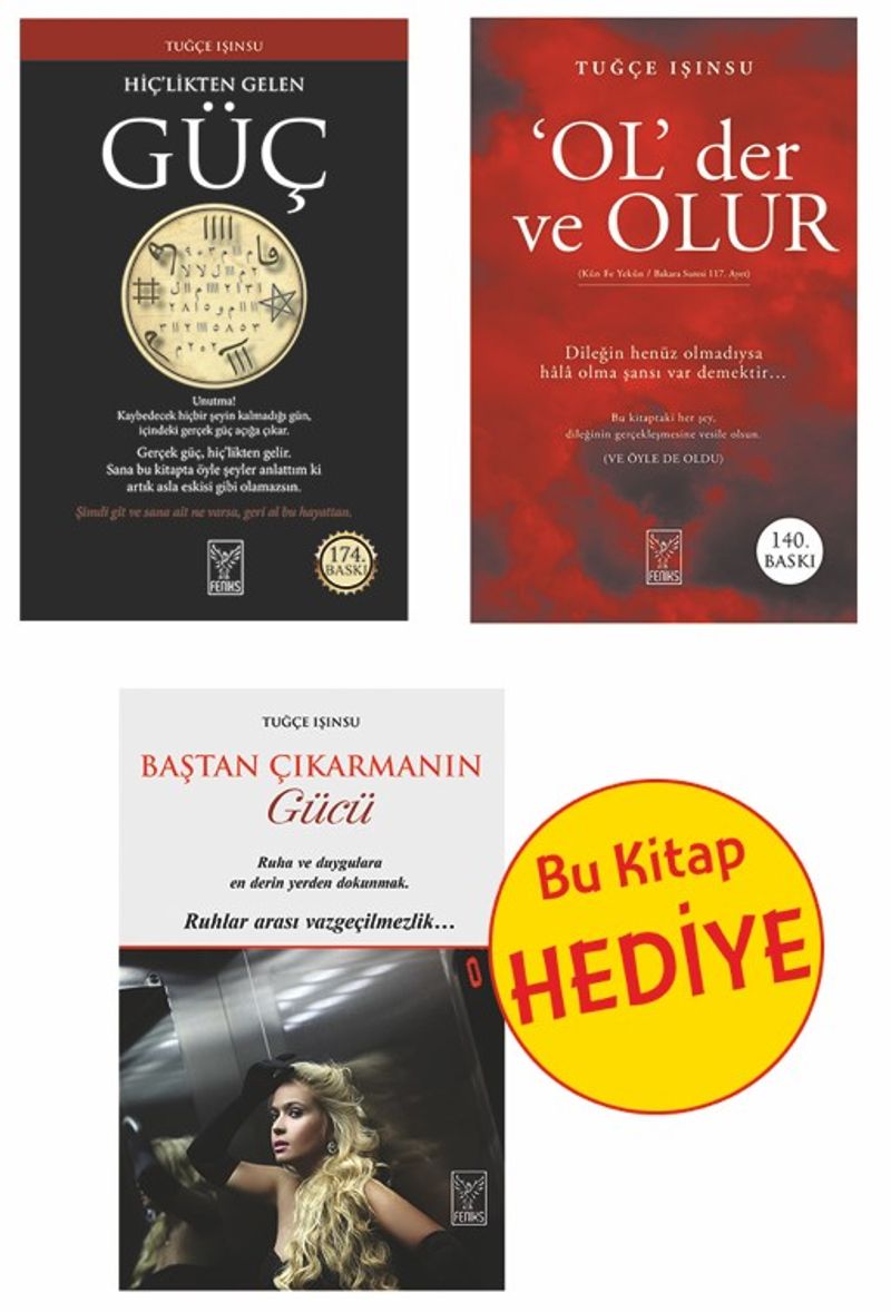 Hiç'likten Gelen Güç - Ol Der ve Olur (2 Kitap) (Baştan Çıkarmanın Gücü-Hediye) kitap kapağı