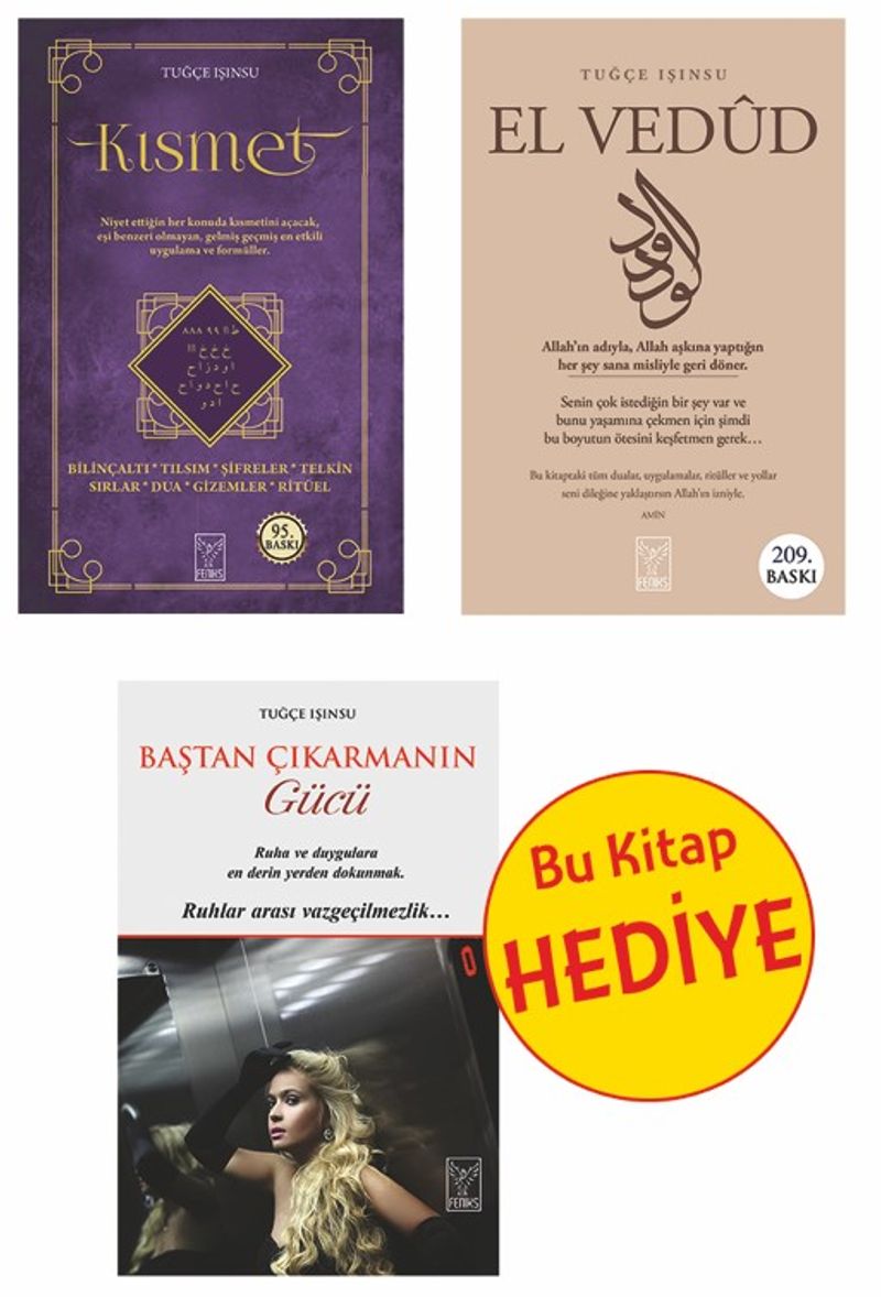 Kısmet - El Vedûd (2 Kitap) (Baştan Çıkarmanın Gücü-Hediye) kitap kapağı