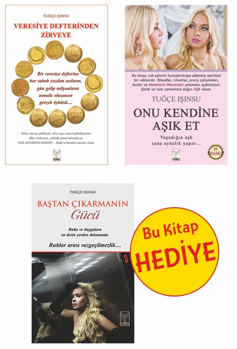 Veresiye Defterinden Zirveye - Onu Kendine Aşık Et (2 Kitap) (Baştan Çıkarmanın Gücü-Hediye) kitap kapağı