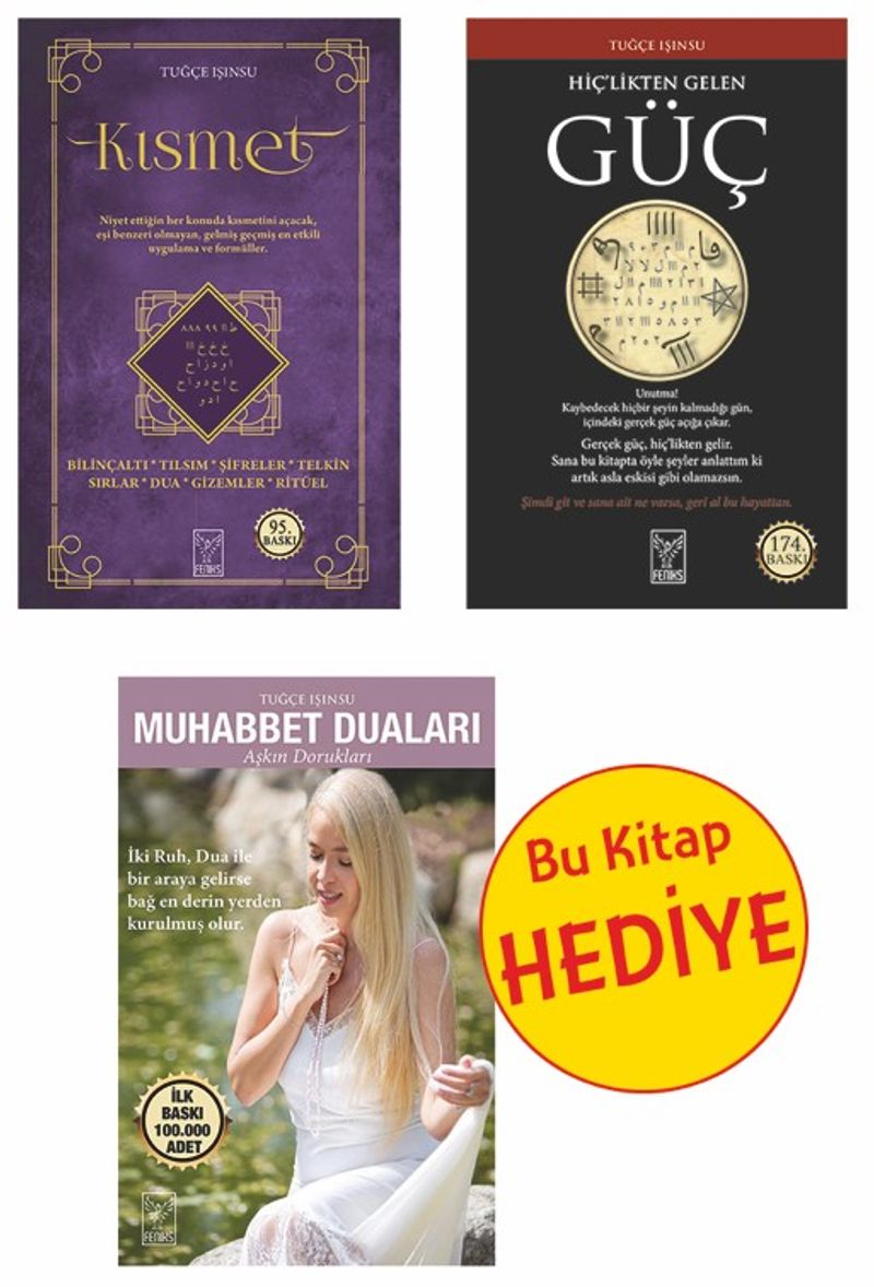 Kısmet - Hiç'likten Gelen Güç (2 Kitap) (Muhabbet Duaları-Hediye) kitap kapağı