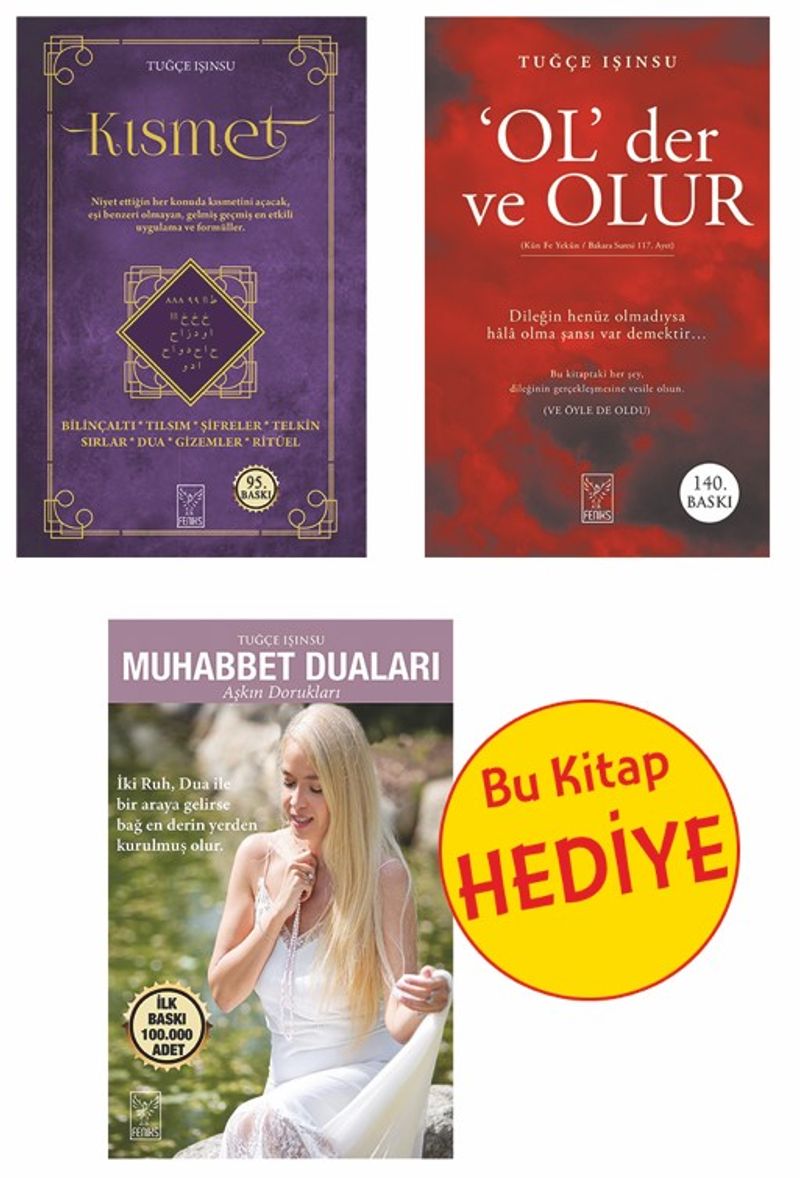 Kısmet - Ol Der ve Olur (2 Kitap) (Muhabbet Duaları-Hediye) kitap kapağı