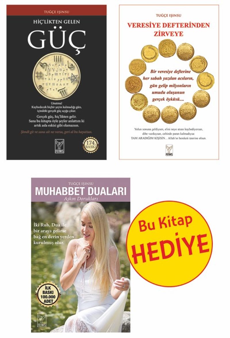 Hiç'likten Gelen Güç - Veresiye Defteri (2 Kitap) (Muhabbet Duaları-Hediye) kitap kapağı