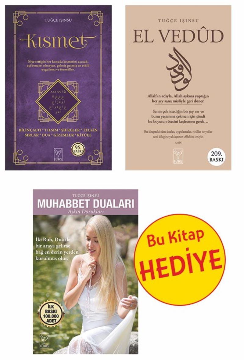 Kısmet - El Vedûd (2 Kitap) (Muhabbet Duaları-Hediye) kitap kapağı