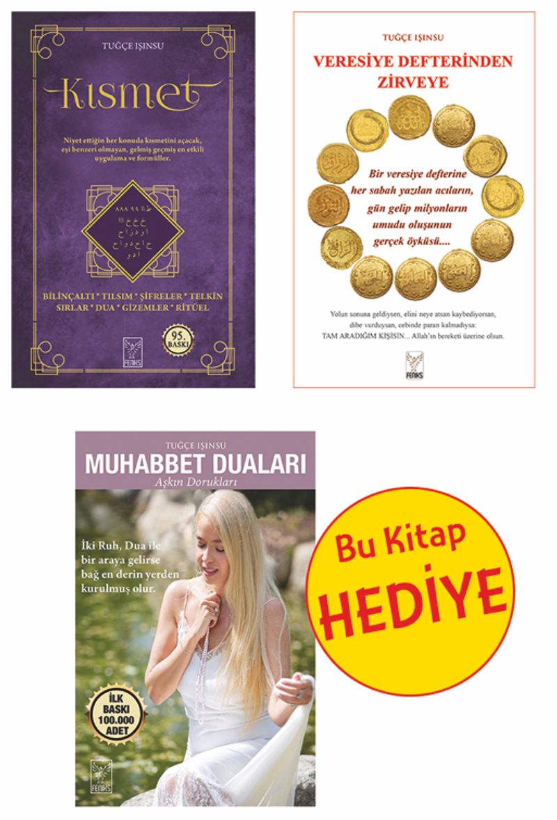 Kısmet - Veresiye Defteri (2 Kitap) (Muhabbet Duaları-Hediye) kitap kapağı