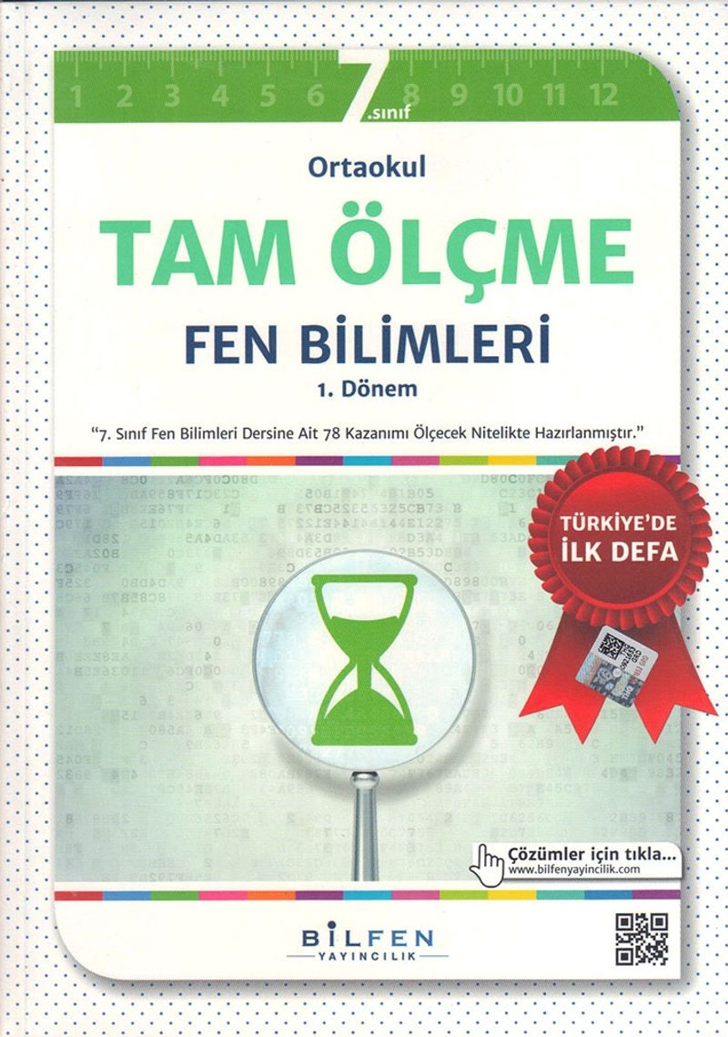 7. Sınıf Ortaokul Tam Ölçme Fen ve Teknoloji kitap kapağı