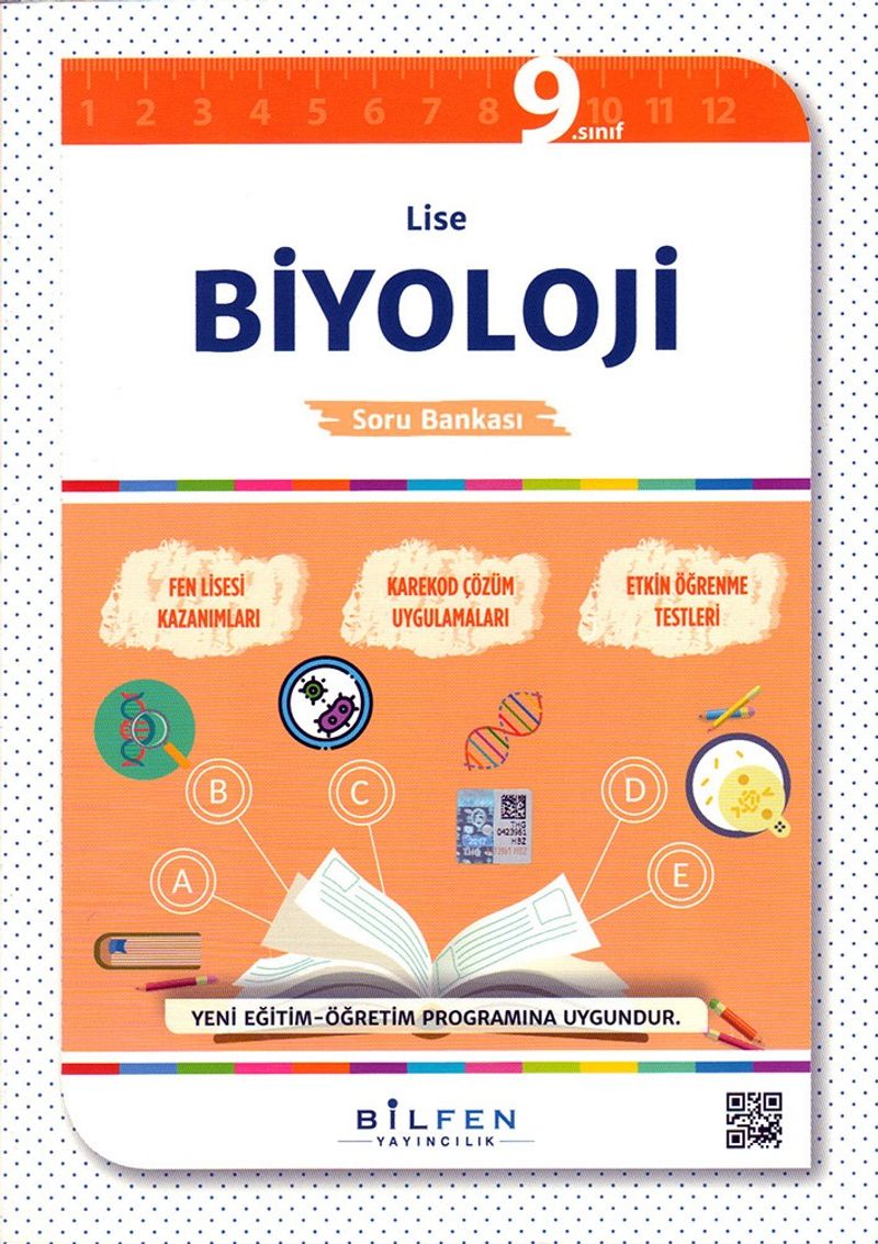 9.Sınıf Biyoloji Soru Bankası kitap kapağı