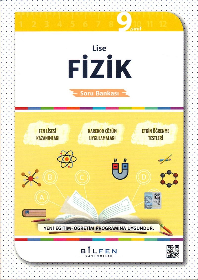 9.Sınıf Fizik Soru Bankası kitap kapağı