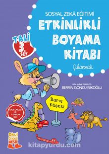 Sosyal Zeka Eğitimi Etkinlikli Boyama Kitabı kitap kapağı