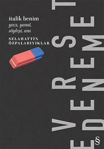 İtalik Benim Yazı, Yanıt, Söyleşi, Anı kitap kapağı