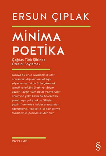 Minima Poetika & Çağdaş Türk Şiirinde Ötesini Söylemek kitap kapağı