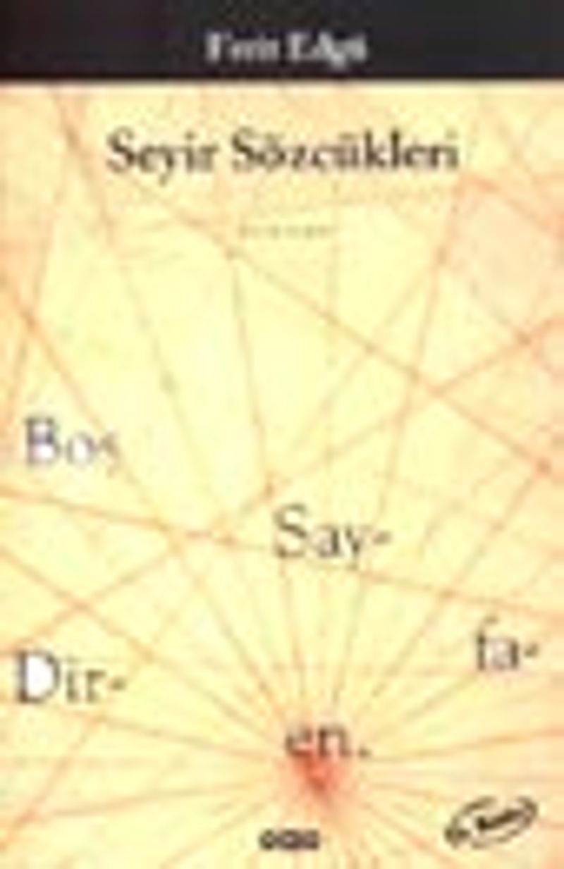 Seyir Sözcükleri kitap kapağı