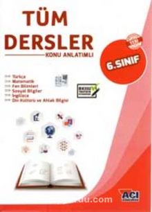 6. Sınıf Tüm Dersler Konu Anlatımlı kitap kapağı