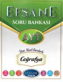 AYT Coğrafya Efsane Soru Bankası kitap kapağı