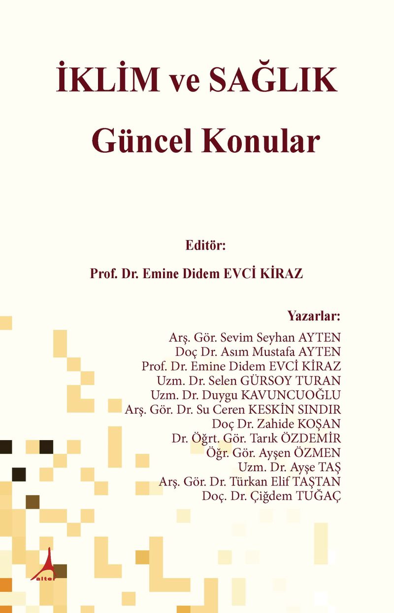 İklim ve Sağlık Güncel Konular kitap kapağı