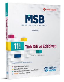 11. Sınıf Türk Dili ve Edebiyatı Modüler Soru Bankası kitap kapağı