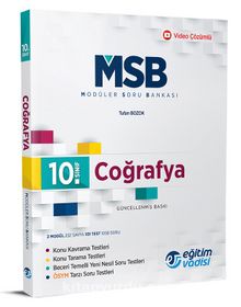 10.Sınıf Coğrafya Modüler Soru Bankası kitap kapağı