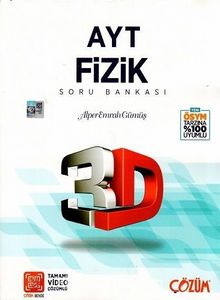 AYT Fizik 3D Soru Bankası kitap kapağı