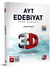 2022 AYT 3D Edebiyat Tamamı Video Çözümlü Soru Bankası kitap kapağı