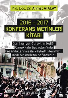 2016-2017 Konferans Metinleri Kitabı kitap kapağı