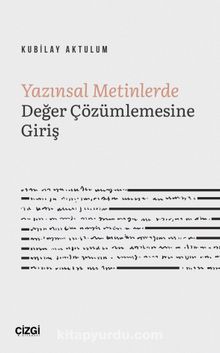 Yazınsal Metinlerde Değer Çözümlemesine Giriş kitap kapağı