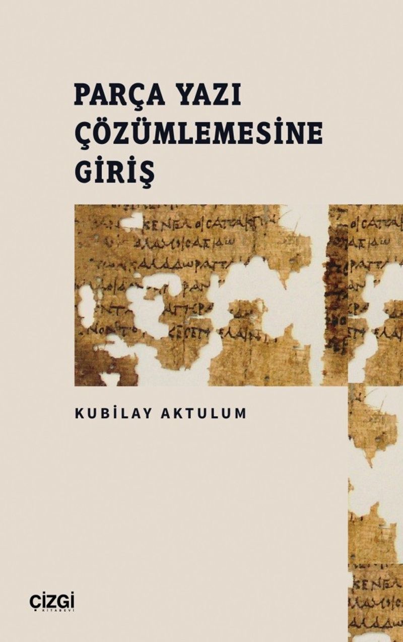 Parça Yazı Çözümlemesine Giriş kitap kapağı