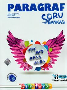 TYT AYT KPSS ALES Paragraf Pro Soru Bankası kitap kapağı