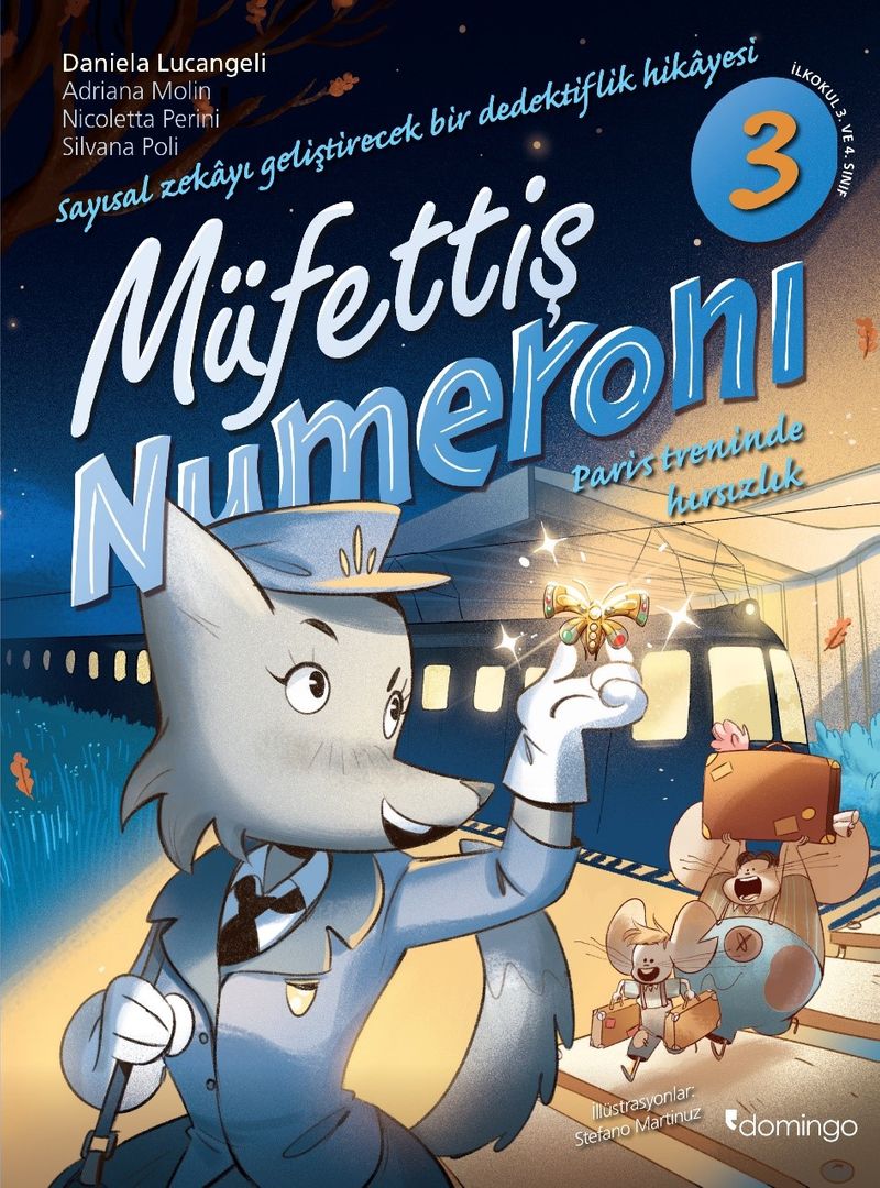 Müfettiş Numeroni 3 / Paris Treninde Hırsızlık kitap kapağı