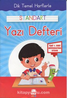 Dik Temel Harflerle Standart Yazı Defteri kitap kapağı