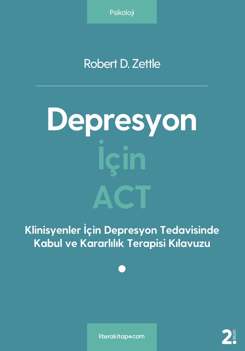 Depresyon İçin ACT kitap kapağı