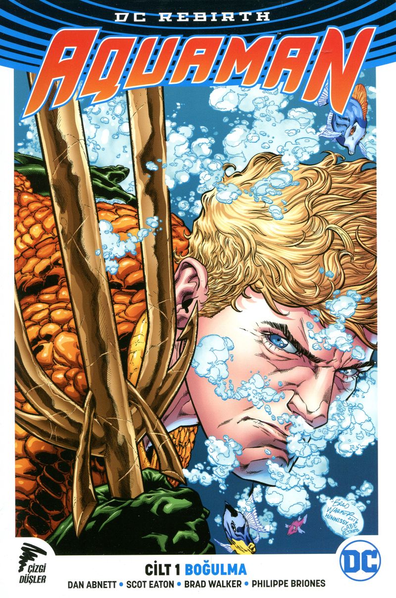 DC Rebirth Aquaman Cilt 1 / Boğulma kitap kapağı