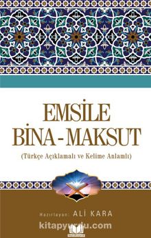 Emsile Bina - Maksud kitap kapağı