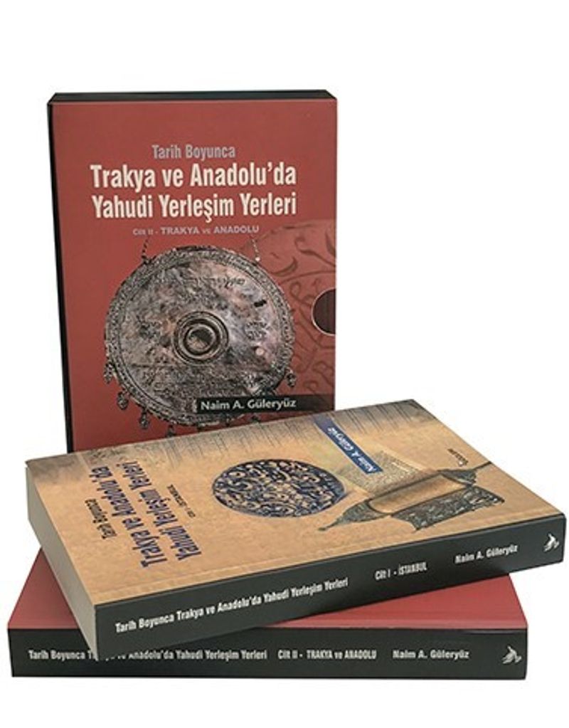Tarih Boyunca Trakya ve Anadolu'daki Yahudi Yerleşim Yerleri (2 Cilt Takım) kitap kapağı