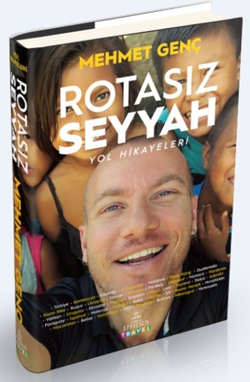 Rotasız Seyyah Yol Hikayeleri 1 (Ciltli) (Renkli-Büyük Boy Kuşe) kitap kapağı