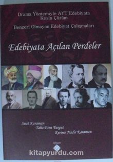 Edebiyata Açılan Perdeler kitap kapağı