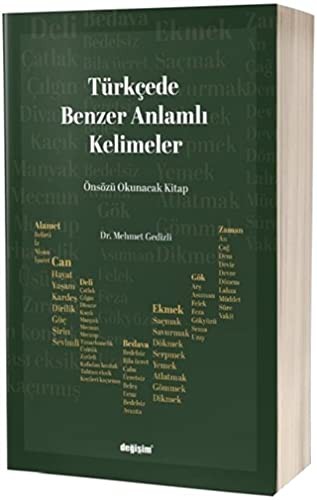 Türkçede Benzer Anlamlı Kelimeler kitap kapağı