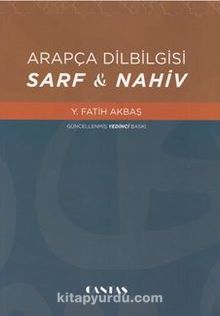 Arapça Dilbilgisi Sarf - Nahiv kitap kapağı