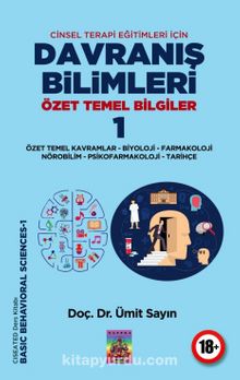 Cinsel Terapi Eğitimleri İçin  Davranış Bilimleri & Özet Temel Bilgiler 1 kitap kapağı