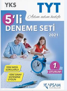 2021 YKS-TYT 1. Oturum 5'li Deneme Sınavı kitap kapağı