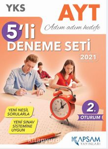 2021 YKS AYT 5'li Deneme Sınavı 2. Oturum kitap kapağı