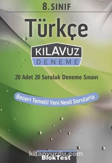 8.Sınıf Türkçe Kılavuz Deneme kitap kapağı