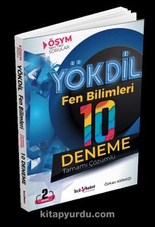 YÖKDİL Fen Bilimleri Tamamı Çözümlü 10 Deneme kitap kapağı