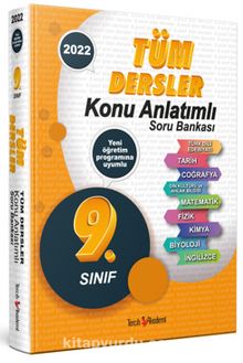 9. Sınıf Tüm Dersler Konu Anlatımlı Soru Bankası kitap kapağı