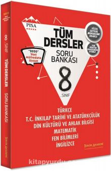 8. Sınıf Tüm Dersler Soru Bankası kitap kapağı