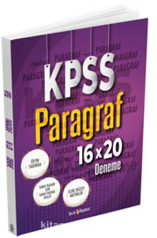 2022 KPSS Paragraf 16x20 Deneme kitap kapağı