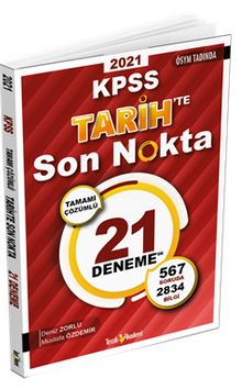 2021 KPSS Tarihte Son Nokta 21 Çözümlü Deneme kitap kapağı