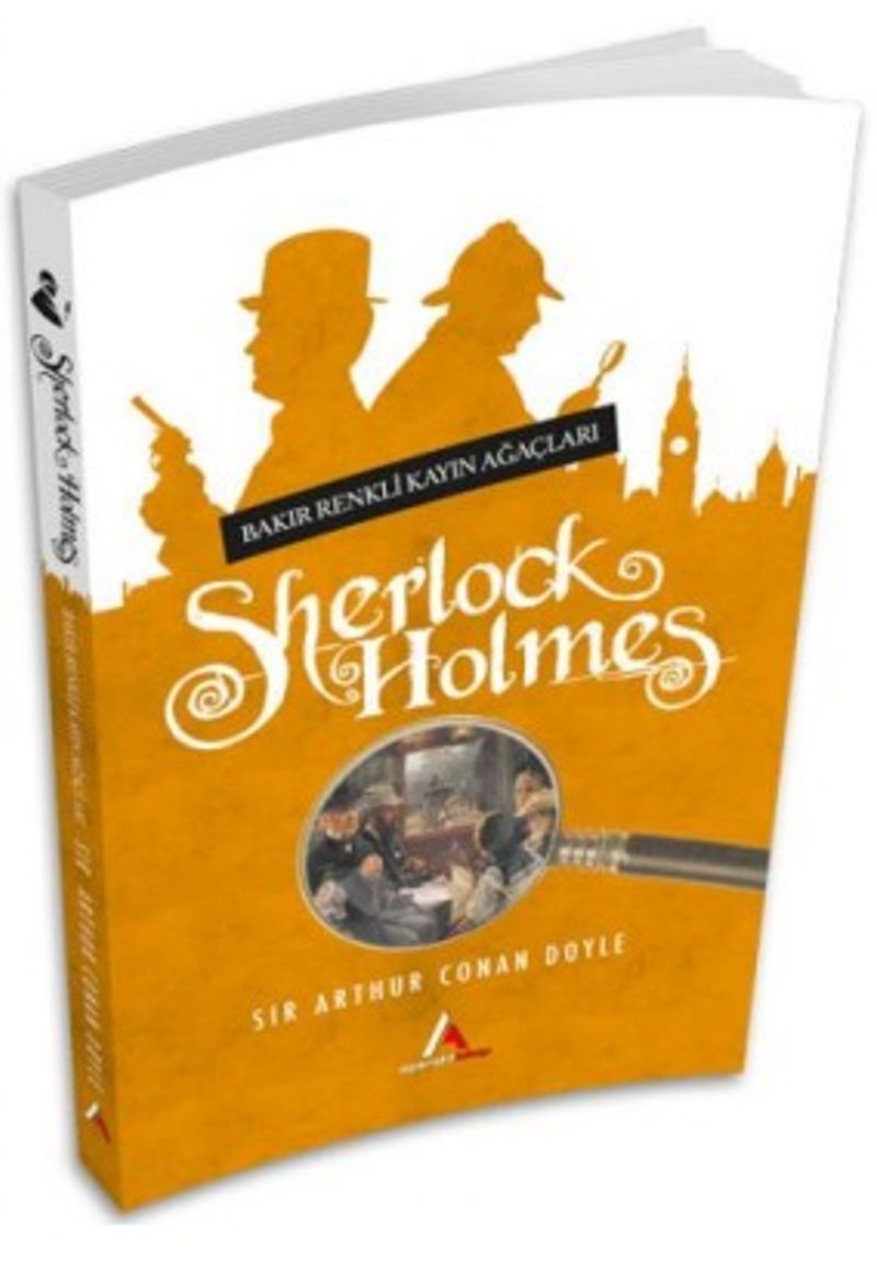 Bakır Renkli Kayın Ağaçları / Sherlock Holmes kitap kapağı