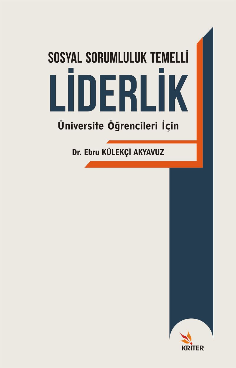Sosyal Sorumluluk Temelli Liderlik Üniversite Öğrencileri İçin kitap kapağı