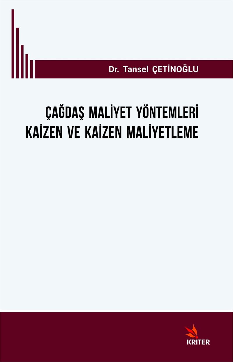 Çağdaş Mali·yet Yöntemleri· Kai·zen ve Kai·zen Mali·yetleme kitap kapağı