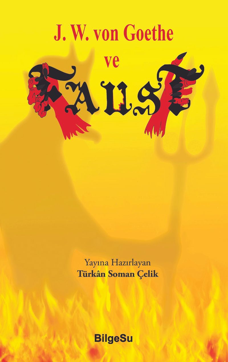 J.W. von Goothe ve Faust kitap kapağı